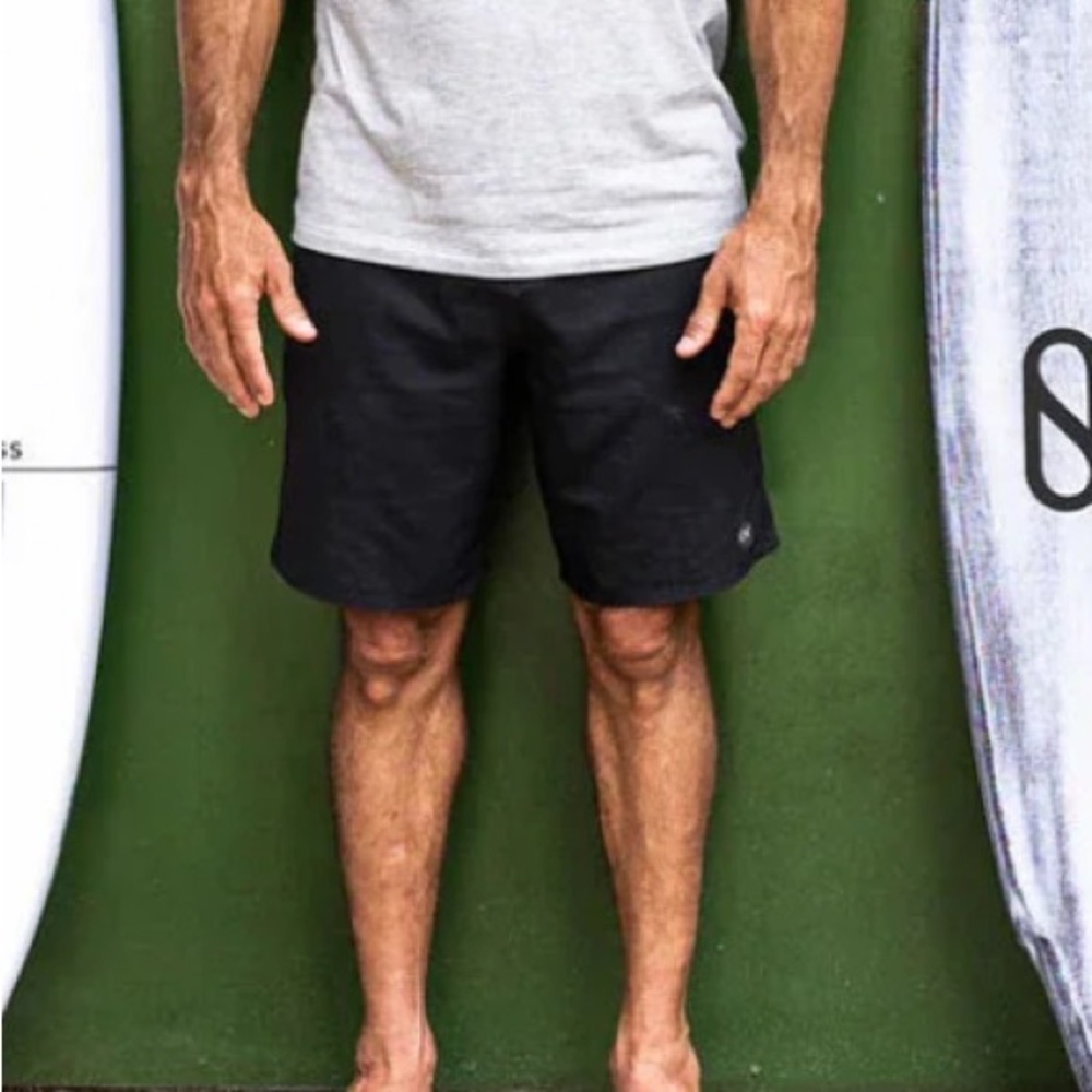 Outerknown Apex Evolution Trunks by Kelly Slater Black Beach Surf Quick Dry-36